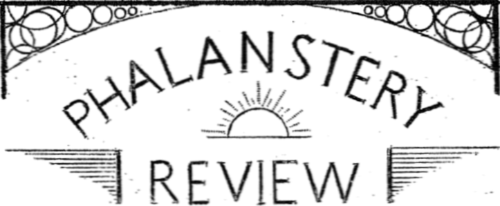 Phalanstery Review masthead logo